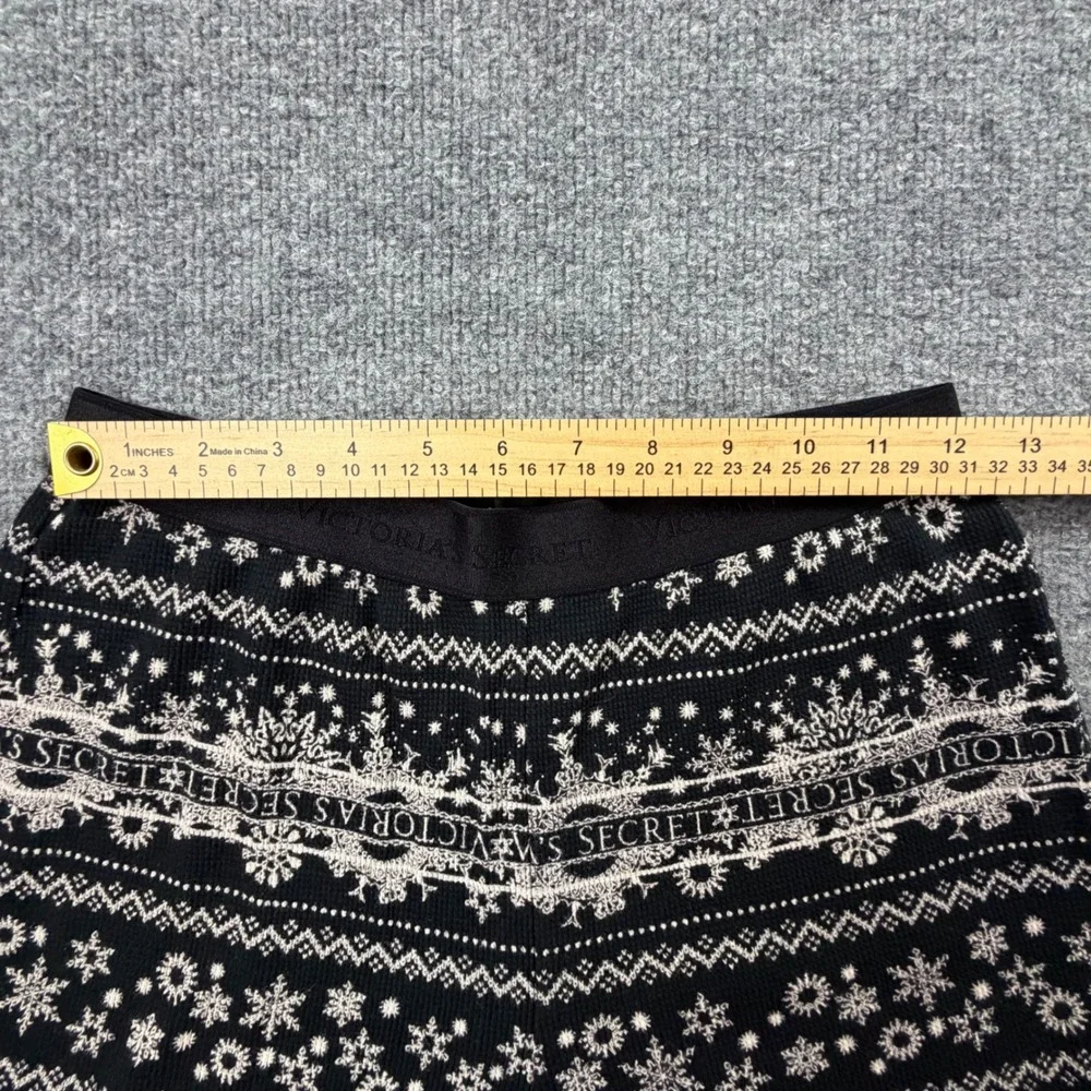 Victoria's Secret Christmas Snowflake Fair Isle Thermal Pajama Set S